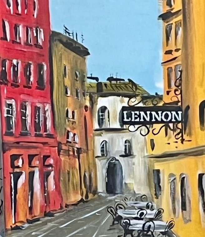 Lennon Street, a painting