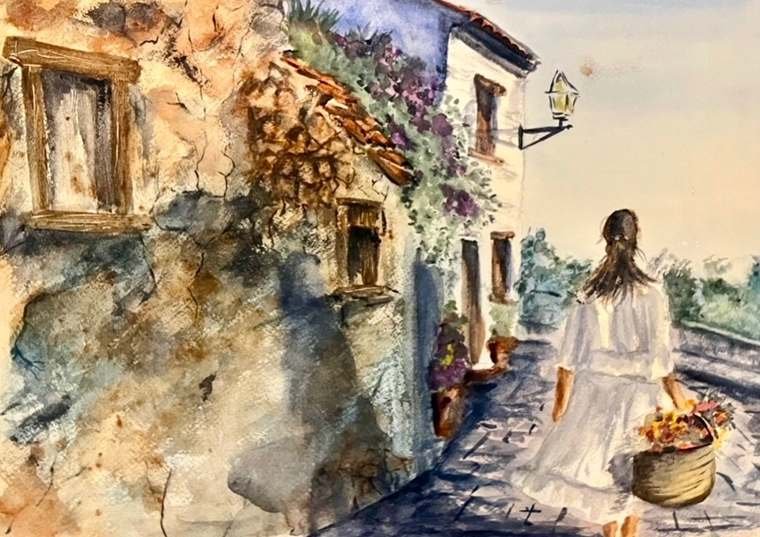 Morning Errand, a painting